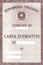 carta identità cartacea