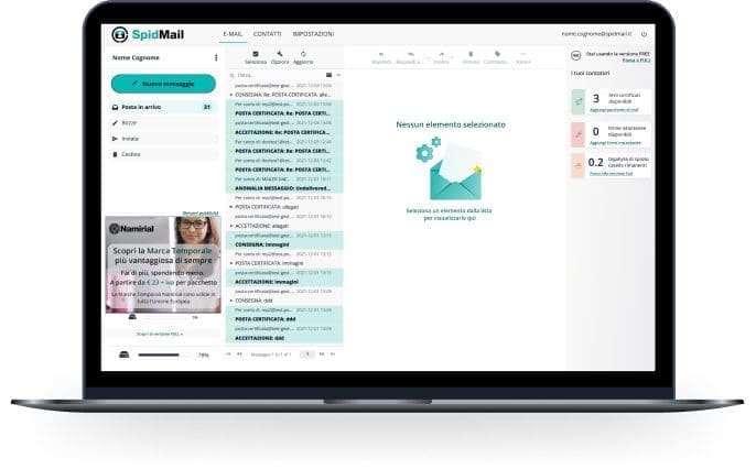 Acquista Invii Certificati SpidMail